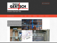 elektro-gertsch.ch Webseite Vorschau