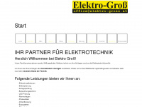 elektro-gross.at Webseite Vorschau