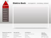 elektro-hdbock.de Webseite Vorschau