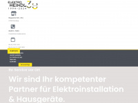 elektro-heindl.de Webseite Vorschau