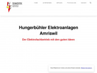 elektro-hu.ch Webseite Vorschau