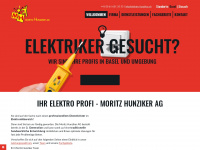 elektro-hunziker.ch Webseite Vorschau