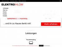 elektro-ihlow.de Webseite Vorschau