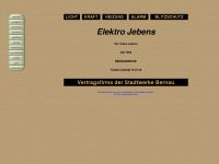 elektro-jebens.de Webseite Vorschau