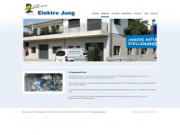 elektro-jung.ch Webseite Vorschau