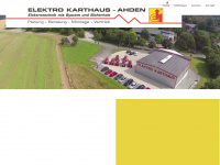 elektro-karthaus.de Webseite Vorschau