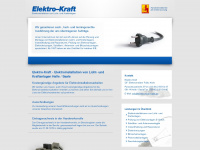 elektro-kraft-halle.de Webseite Vorschau