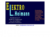 elektro-lheimann.de Webseite Vorschau