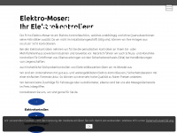 elektro-moser.ch Webseite Vorschau