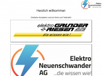 elektro-neuenschwander.ch Webseite Vorschau