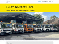 elektro-nordhoff.de Webseite Vorschau
