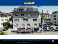 elektro-peter.ch Webseite Vorschau