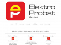 elektro-probst.de Webseite Vorschau
