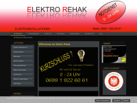 elektro-rehak.at Webseite Vorschau