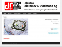 elektro-ruettimann.ch Webseite Vorschau