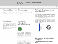 elektro-service-staats.de Webseite Vorschau