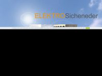 elektro-sicheneder.de Webseite Vorschau