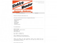 elektro-wunder-eberbach.de Thumbnail