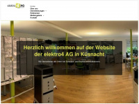 elektro4.ch Webseite Vorschau