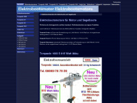 elektrobootsmotore.de Webseite Vorschau