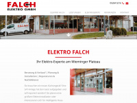 elektrofalch.at Webseite Vorschau