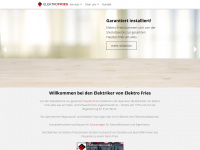 elektrofries.ch Webseite Vorschau