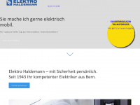 elektrohaldemann.ch Webseite Vorschau