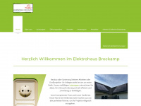 elektrohaus-brockamp.de Webseite Vorschau