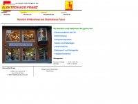 elektrohaus-franz.de Webseite Vorschau