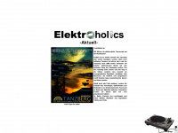 elektroholics.de Webseite Vorschau