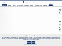 elektroplanet.ch Webseite Vorschau