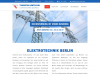 elektrotechnik-hentschel.de Webseite Vorschau