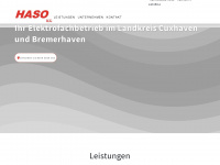 elektrotechnik-haso.de Webseite Vorschau