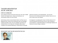 tag-der-architektur.de Webseite Vorschau