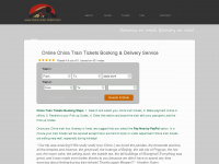 china-train-ticket.com Webseite Vorschau