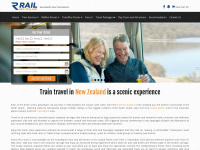 railnewzealand.com Webseite Vorschau