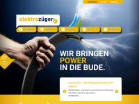 elektrozueger.ch Webseite Vorschau