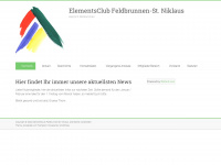 elementsclub.ch Webseite Vorschau