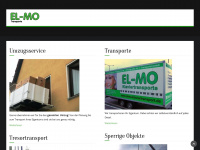 elmo-klaviertransport.de Webseite Vorschau