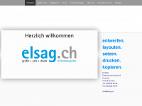 elsag.ch Webseite Vorschau