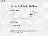 schachklub-sg.ch Webseite Vorschau