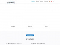 drboda.hu Webseite Vorschau