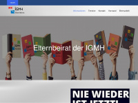 elternbeirat-igmh.de Webseite Vorschau