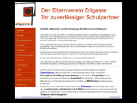 elternverein-erlgasse.at Webseite Vorschau