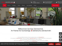 elwi-zahntechnik.de Webseite Vorschau
