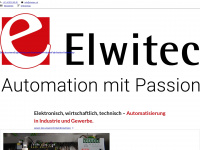 elwitec.ch Webseite Vorschau