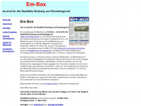 em-box-info.de Webseite Vorschau