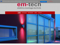 em-tech.at Webseite Vorschau