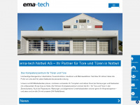 ema-tech.ch Webseite Vorschau