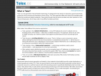 telex.cc Webseite Vorschau